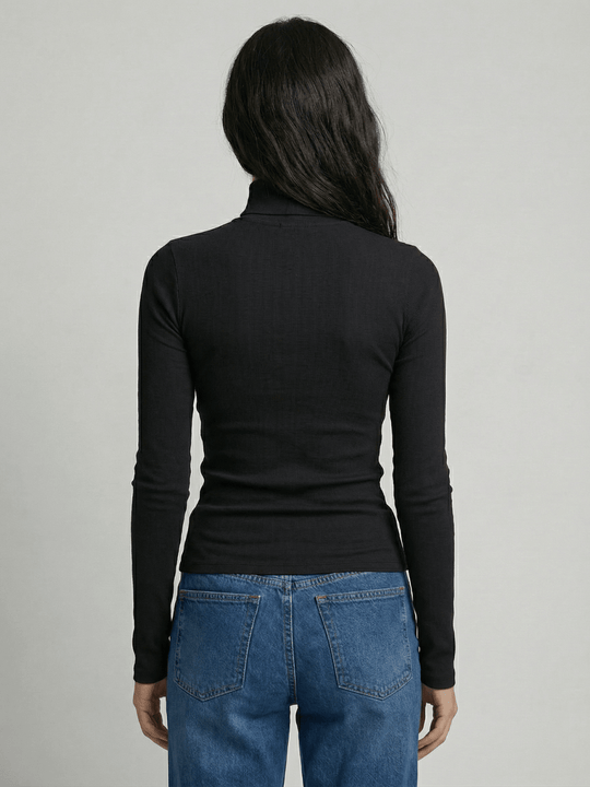 Ribbed Turtleneck - Public Veil