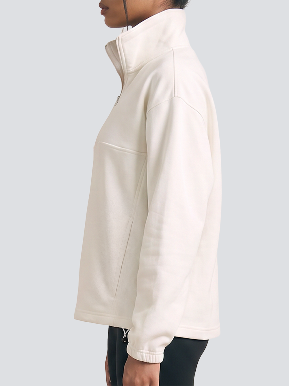 Oversize Full Zip Sweatshirt