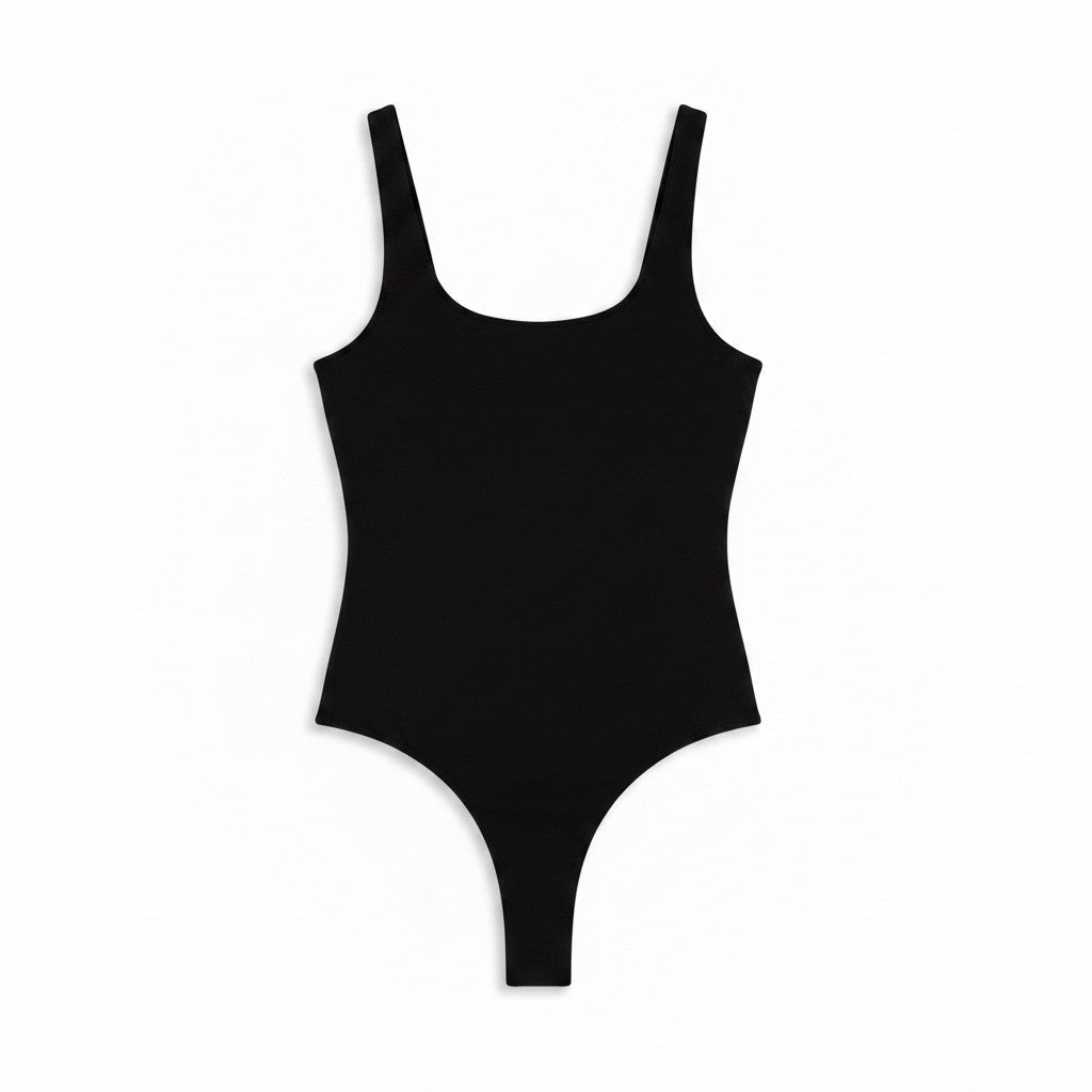 Square Neck Bodysuit - Public Veil