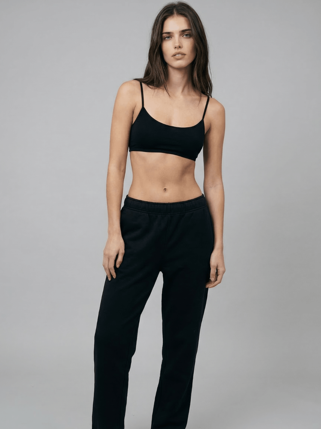 Straight Leg Sweatpants - Public Veil