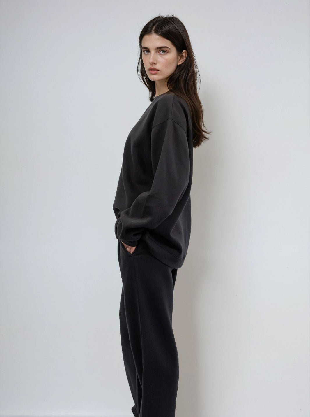 Straight Leg Sweatpants - Public Veil