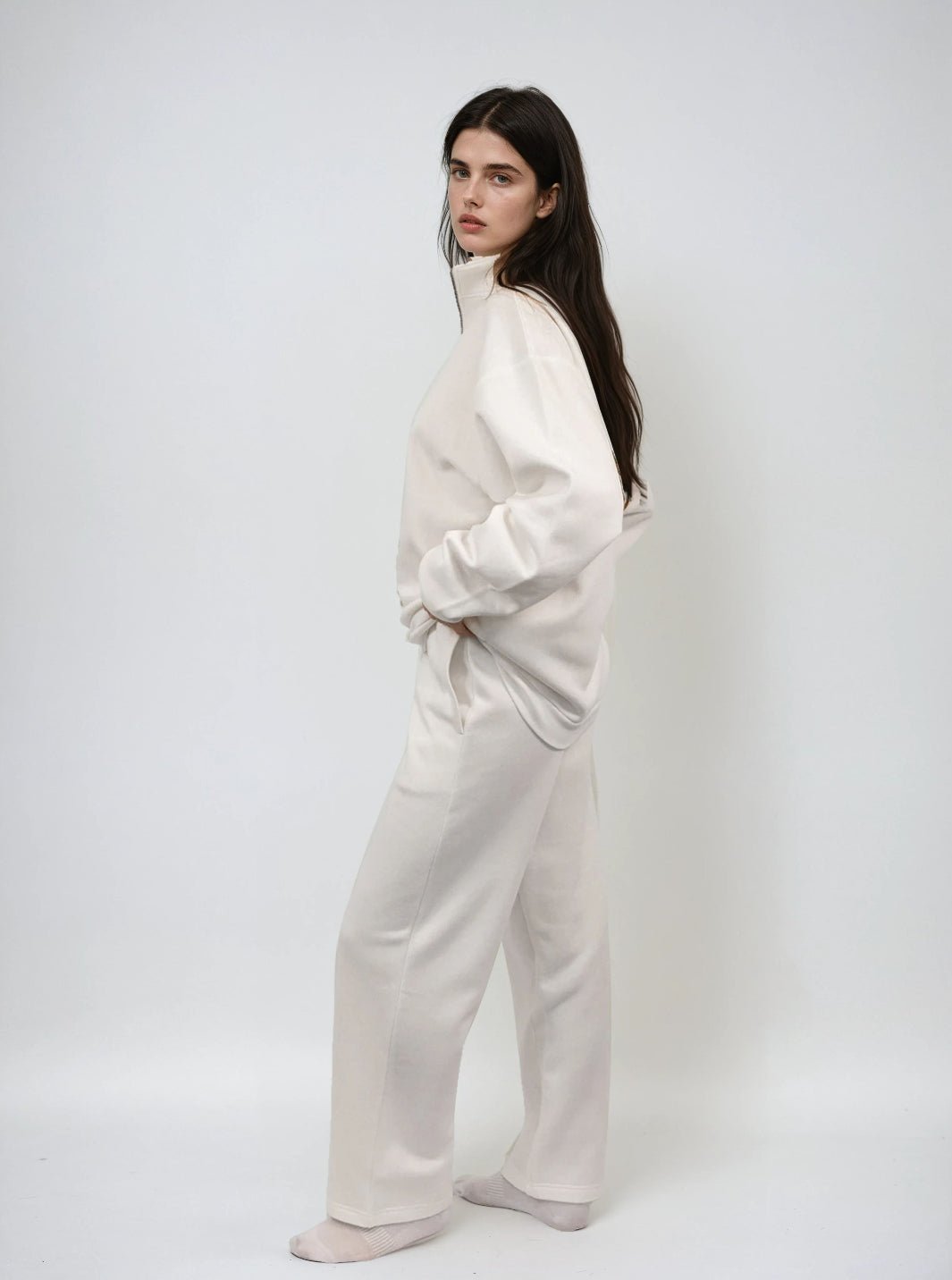 Straight Leg Sweatpants - Public Veil