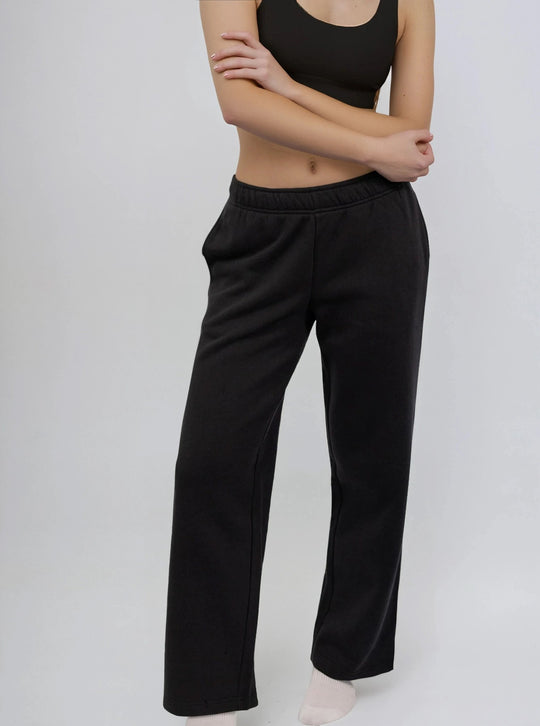 Straight Leg Sweatpants - Public Veil