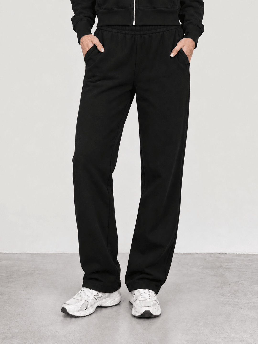 Straight Leg Sweatpants - Public Veil
