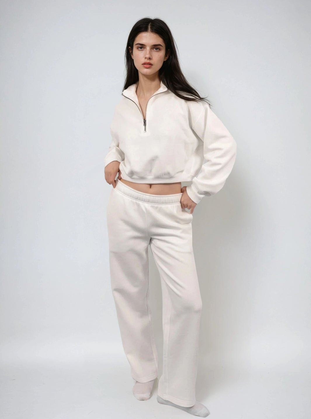 Straight Leg Sweatpants - Public Veil