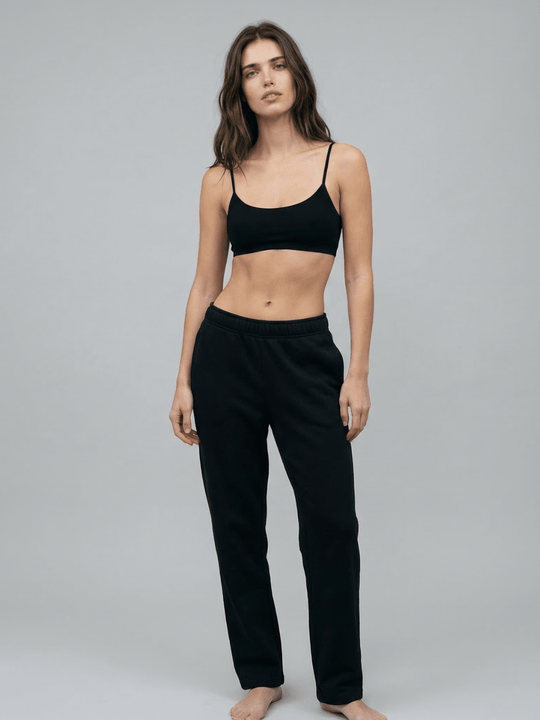 Straight Leg Sweatpants - Public Veil