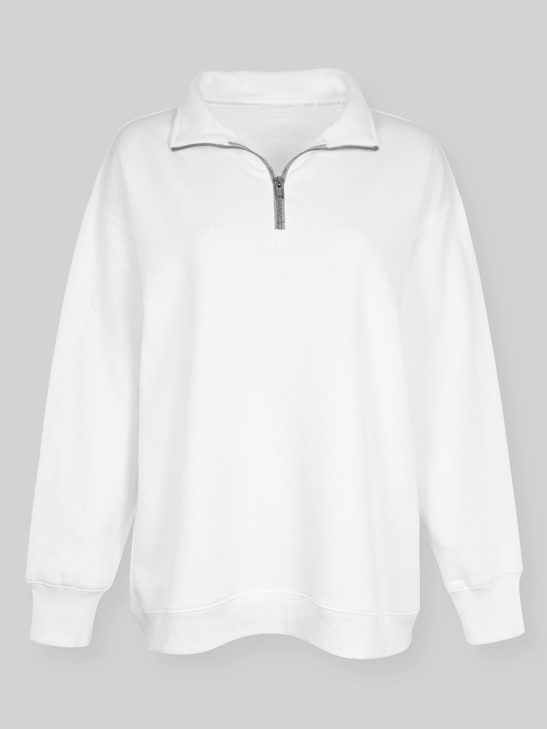 The Boyfriend Half - Zip Sweatshirt - Public Veil
