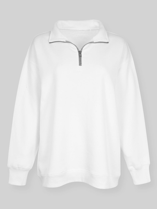 The Boyfriend Half - Zip Sweatshirt - Public Veil