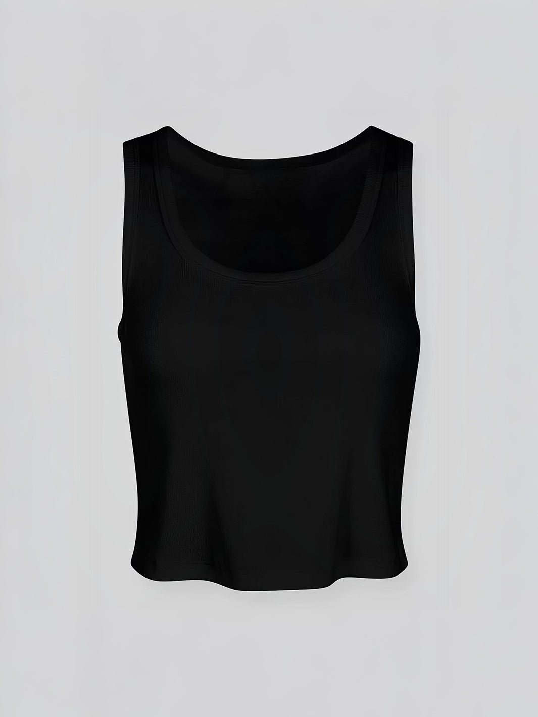 The Cropped Ribbed Tank - Public Veil