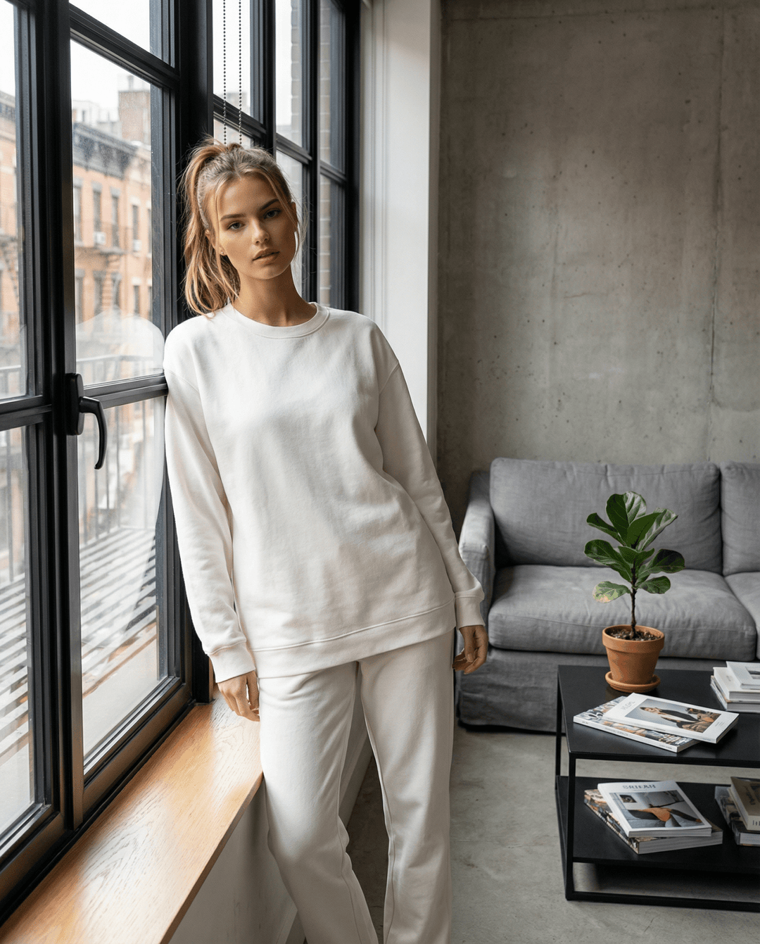 The Oversize Crew Set - Public Veil