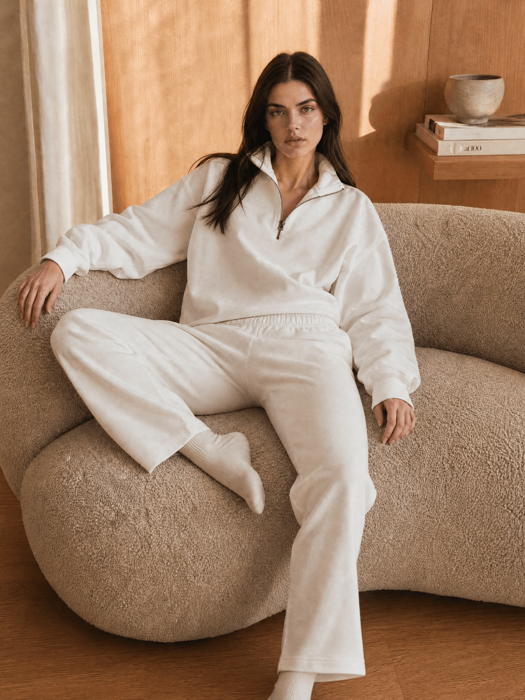 The Oversize Half - Zip Set - Public Veil