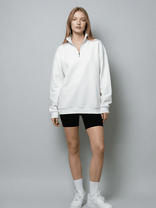 The Oversize Half - Zip Set - Public Veil