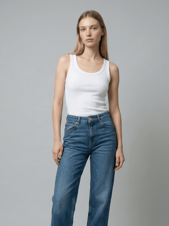 Tuckable Classic Ribbed Tank - Public Veil