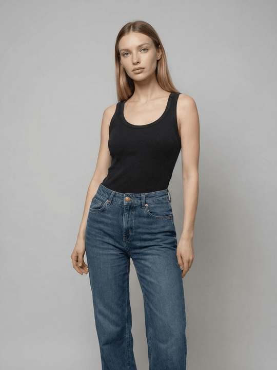 Tuckable Classic Ribbed Tank - Public Veil