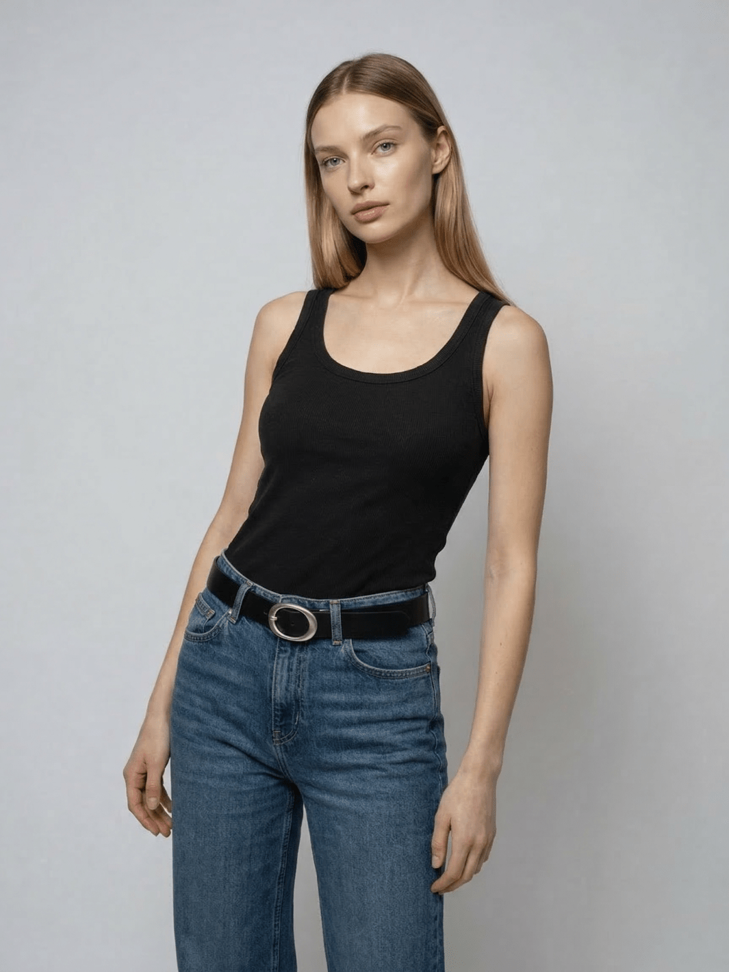 Tuckable Classic Ribbed Tank - Public Veil